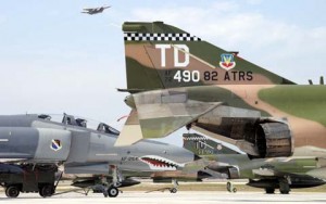 Plains parked at Tyndall AFB
