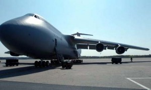 Military Plane at Westover Air Reserve Base