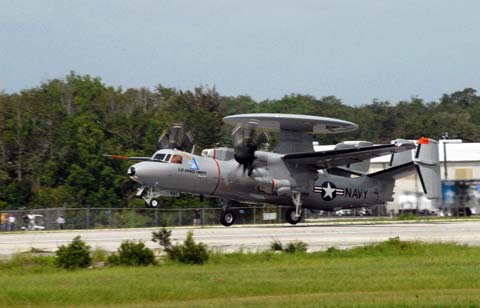 Military Plane at Naval Air Station Patuxent River