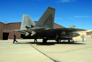 f22 at holloman afb