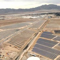 Solar panel park at Nellis Air Force Base