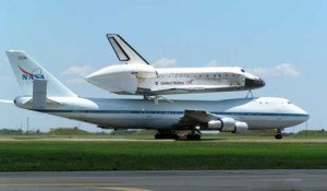 Altus Air Force Base and shuttle discovery launch