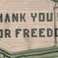 Thank you for freedom at Offutt Air Force Base