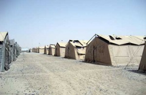 barracks at Ali Al Salem Air Base