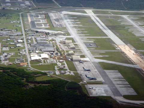 Andersen Air Force Base Areal View