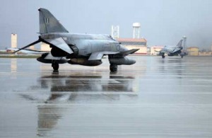 F15 before launch at Aviano Air Base