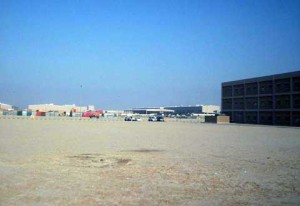 Barracks at Camp Arifjan base