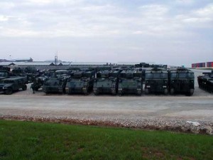Tanks at Camp Bondsteel