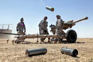 Military action at Camp Hansen