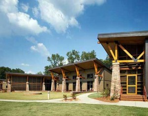 Soldiers barracks at Camp Spearhead