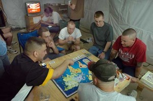 Soldiers at Camp Spearhead