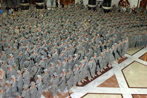 Camp Victory interior Soldiers Inside Camp Victory