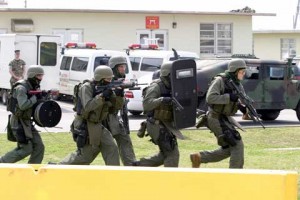 Camp Foster military practice