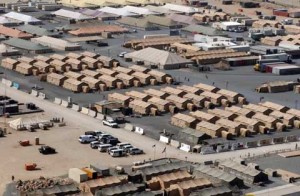 Camp Spearhead areal view