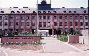 Main building of Campbell Barracks