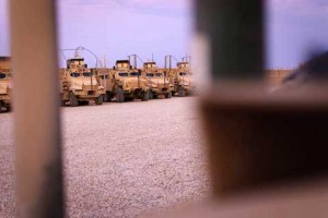 Combat machine at Combat Outpost Shocker