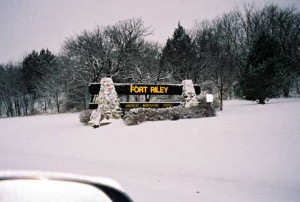 Fort Riley main sign
