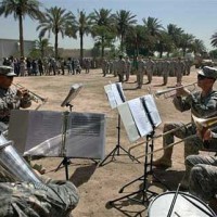 Concert at Forward Operating Base Abu Ghraib