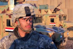 soldier equipped at Forward Operating Base Grizzly