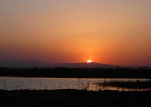 beautiful Sunset from Forward Operating Base Sykes