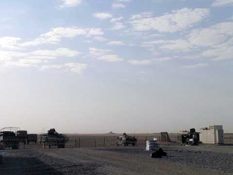 Forward Operating Base Sykes areal view Forward Operating Base Sykes areal view