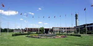 Areal view of Joint Force Command Brunssum