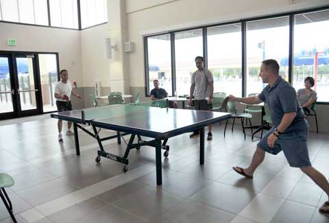Joint Region Marianas activities Joint Region Marianas playing ping pong