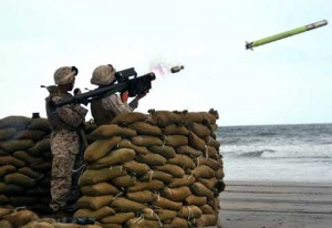 War practice at Marine Corps Base Camp Lejeune
