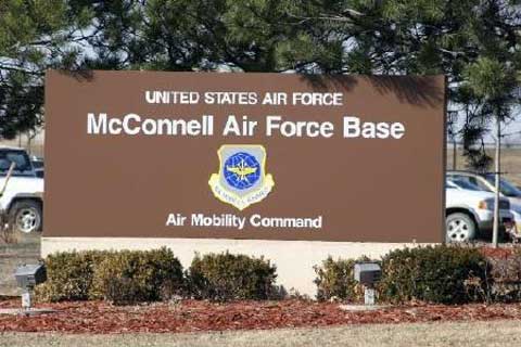 McConnell AFB Sign McConnell AFB Front Sign