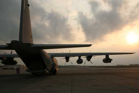 Mcas Futenma beautiful view Sunset at Mcas Futenma