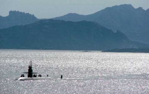 Submarine at NSA La Maddalena