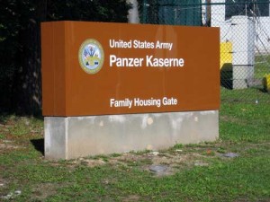 Panzer Kaserne Sign