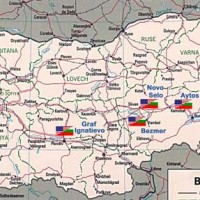Map of US Bulgarian bases