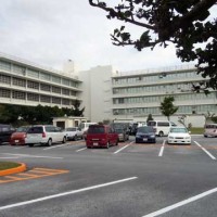 Areal view of US naval hospital Okinawa