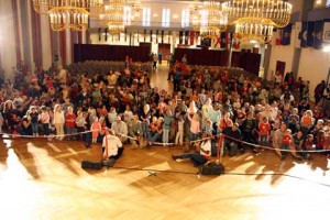 soldiers with families at USAG Heidelberg