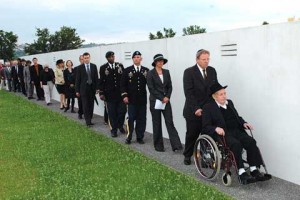 Parade of soldiers at USAG Stuttgart