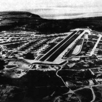 Historucal Areal view of Yontan Airfield