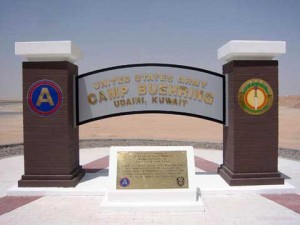 Memorial at Camp Buehring