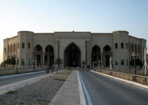 Building at Camp Victory