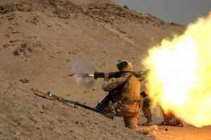 Insane rocket launcher at Camp Bucca
