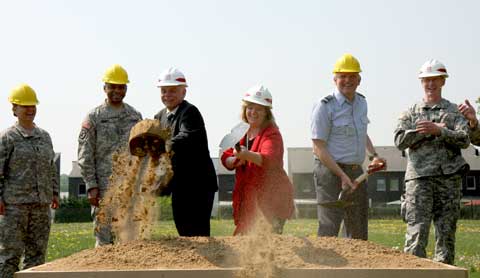 Army Garrison Schinnen construction Construction at Army Garrison Schinnen