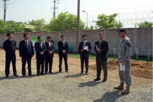 Important persons visits Camp Carroll