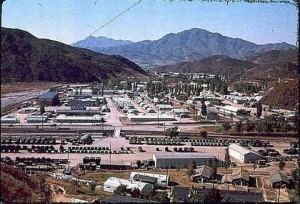 Areal view of Camp Casey