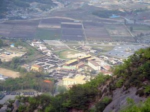 Areal view of Camp Stanley