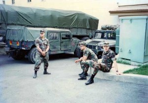 Soldiers at Camp Hovey in South Korea