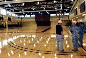 Camp Humphreys fitness center in South Korea