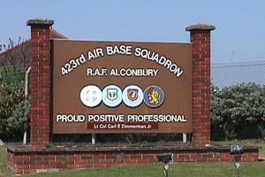 Royal Air Force Alconbury Sign