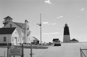 USCG Station Point Judith - B&W